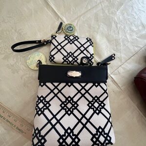 Spartina hipster Bag Linen and Leather
